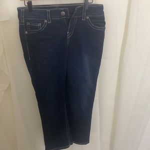 Silver Denim Capri’s